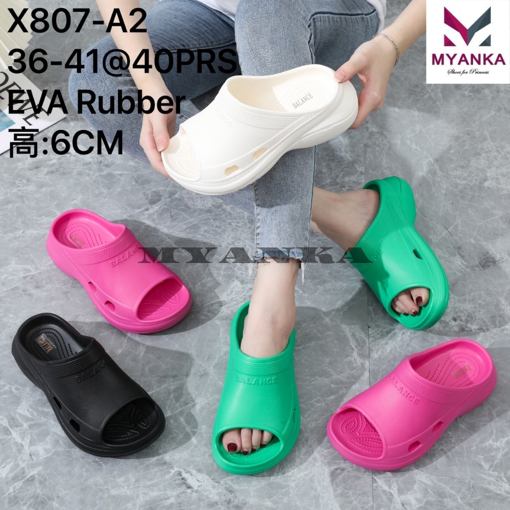 Myanka Jelly Shoes Sendal Wedges Nagita