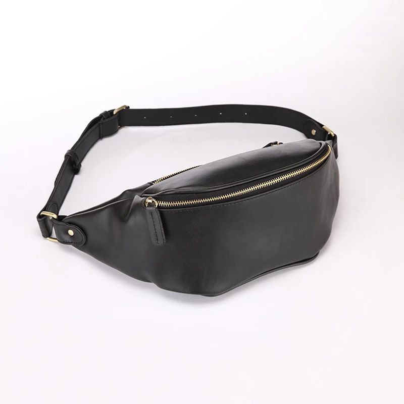 Waistbag Pria Kulit Asli - Tas Kulit Asli Pria Premium- Leather Waistbag - Tas Pinggang Kulit Asli