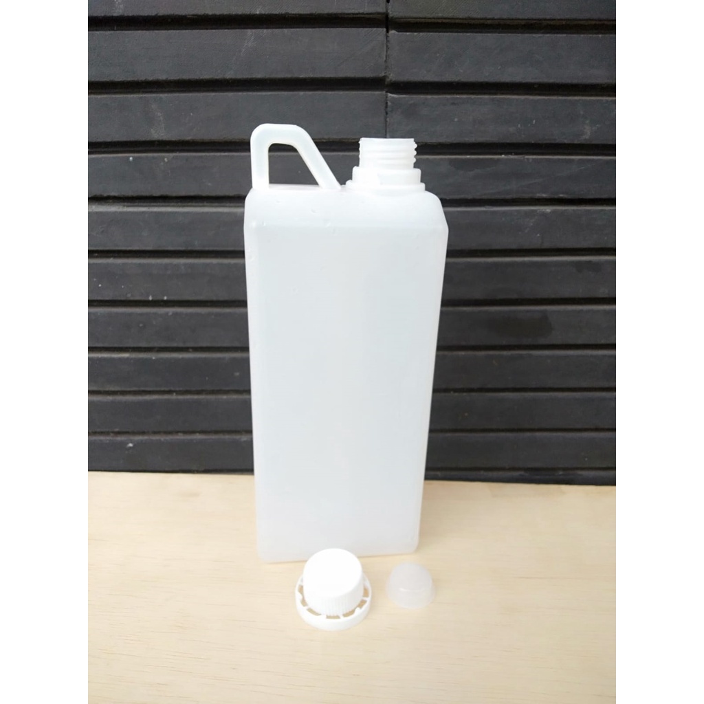 Jerigen 1 Liter Baru Tutup Segel / Jerigen Baru / Jirigen / Jeriken / Dirigen / Drigen / Jrigen / De