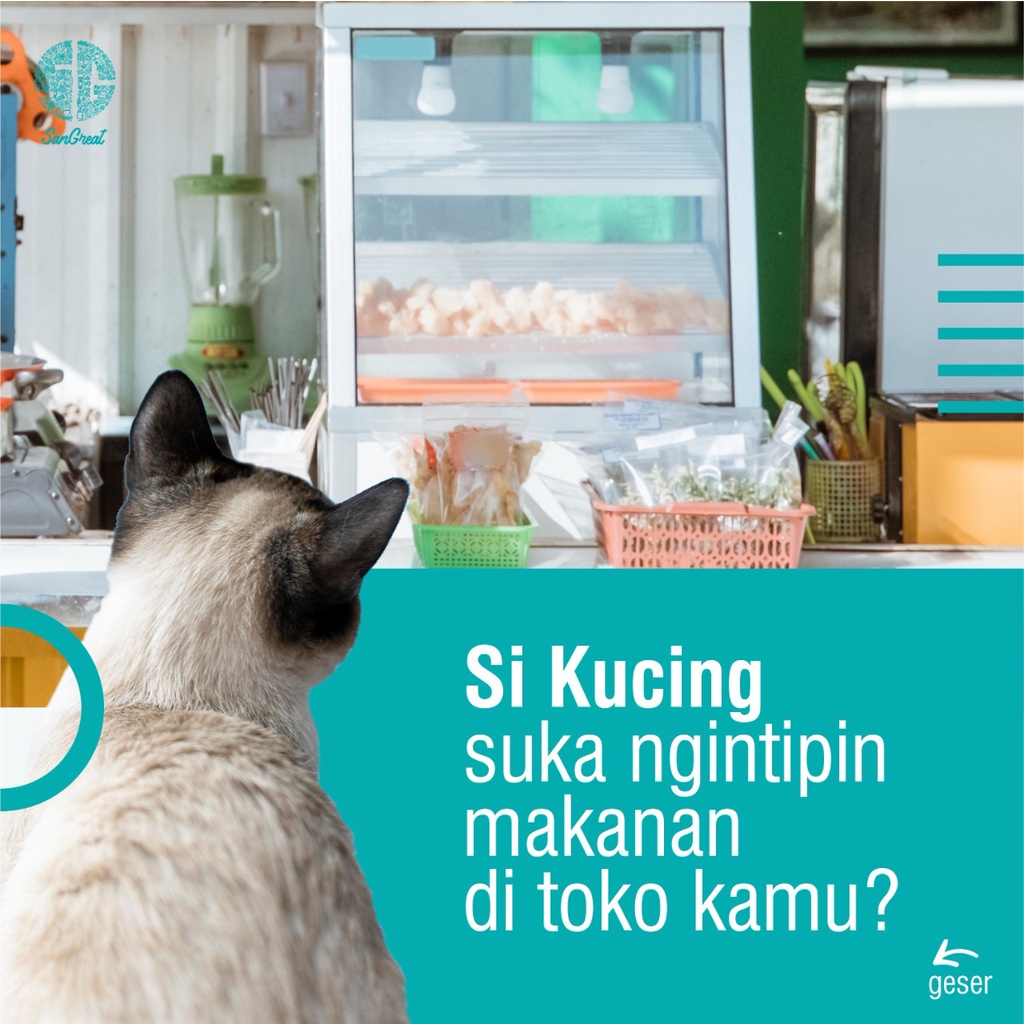 Alat pengusir kucing kampung liar bandel pup berak pipis sembarangan  kapur barus anti kucing organik SanGrat Bye Bye Cat kamper penangkal kucing gel 100 gr aman natural