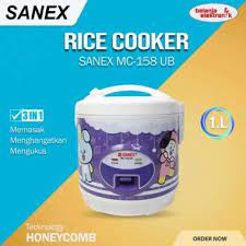 Magic Com Sanex 158 1L HoneyComb BTS Garansi Resmi