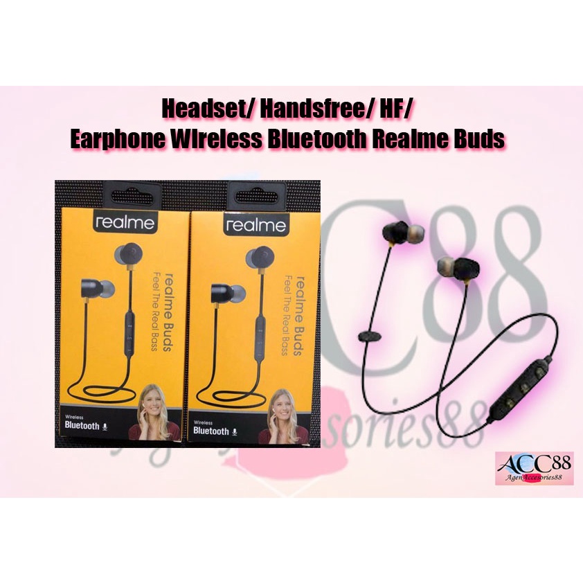 Headset/ Handsfree/ HF/ Earphone WIreless Bluetooth Realme Buds