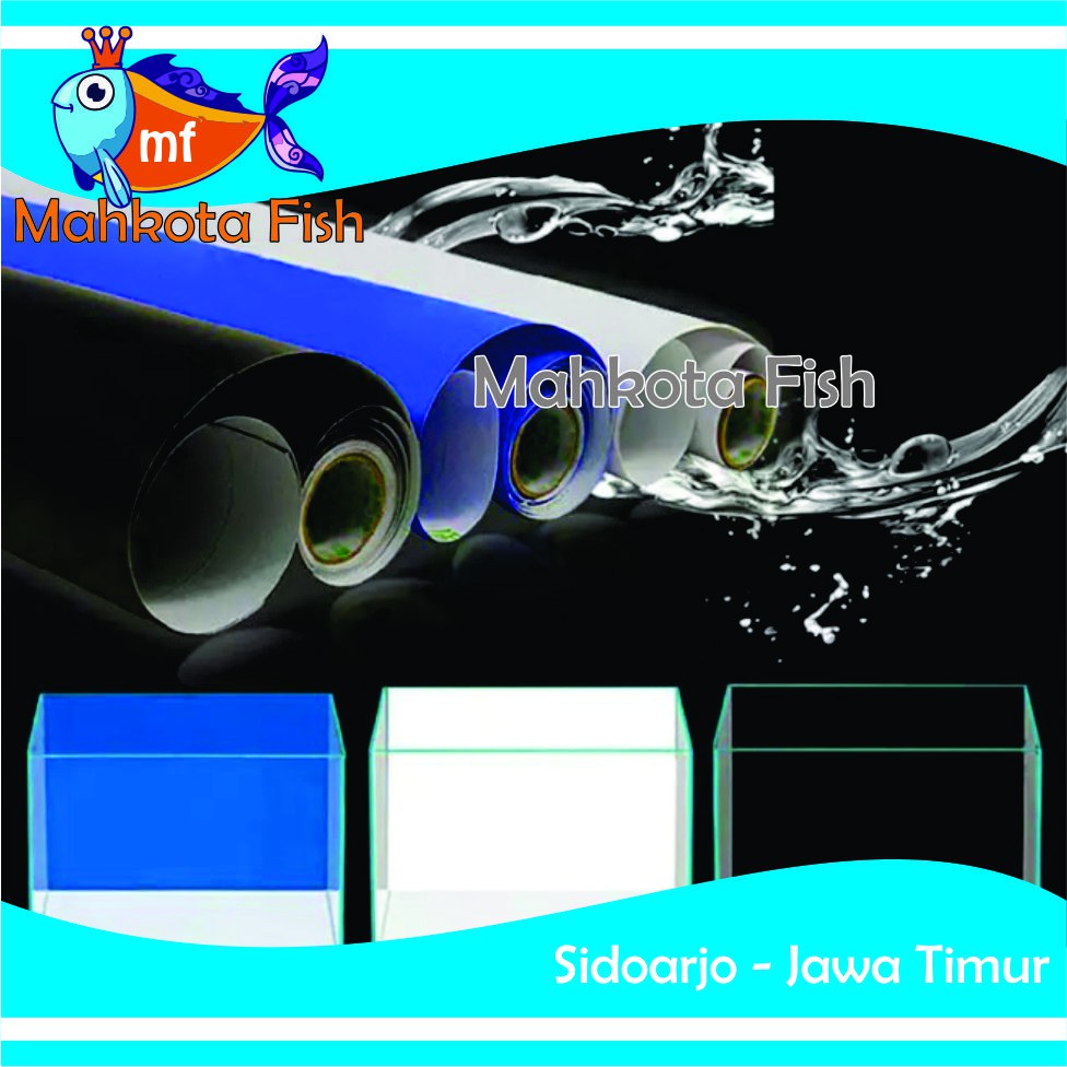 Stiker Aquarium PROMO! | Skotlet Aquarium | Background Aquascape GRATIS PACKING KARDUS