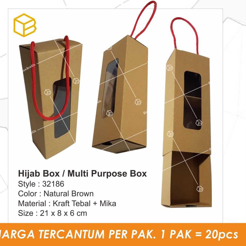 

PROMO!!!! Box, Slide Box, Dus. Kotak, Kemasan, Packaging, Hijab, Gift | 32186 (20pcs)