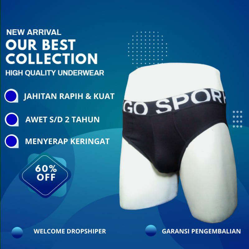 [ HUGO ] Pakaian Celana Clana Calana Dalam Dalaman Dalem Daleman Dlm Dlam Dalm Cd Brief Kolor Kancut