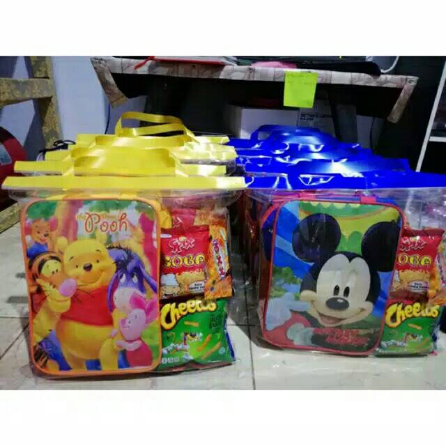 

PAKET SNACK ULTAH FREE TAS / GOODIE BAG ULTAH / SNACK ULTAH BAGUS