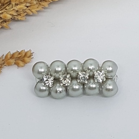 Bros dagu murah I Bros mutiara I Bros permata I Bros kecil satuan-grey