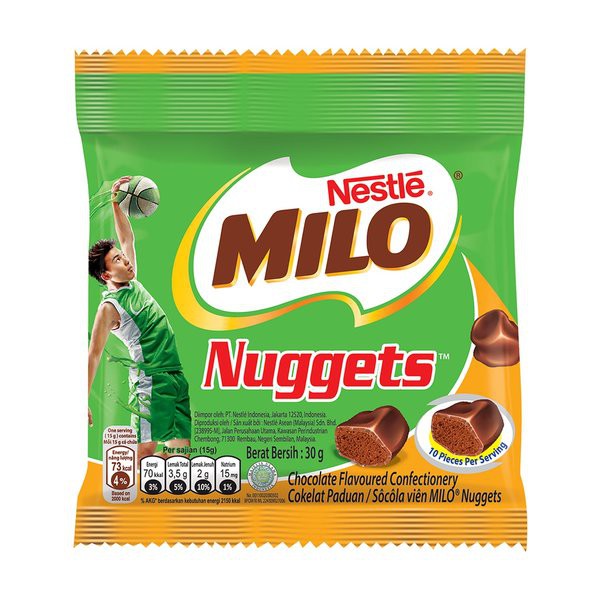 

MILO Nuggets Chocolate 30gr