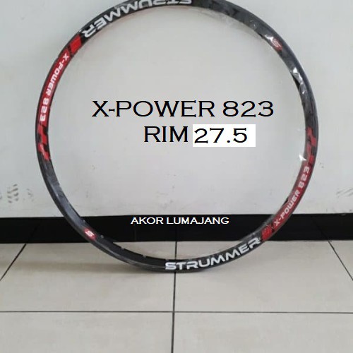 Rims rim velg MTB 27.5 strummer X - power 823 32H alloy double wall HARGA SATUAN