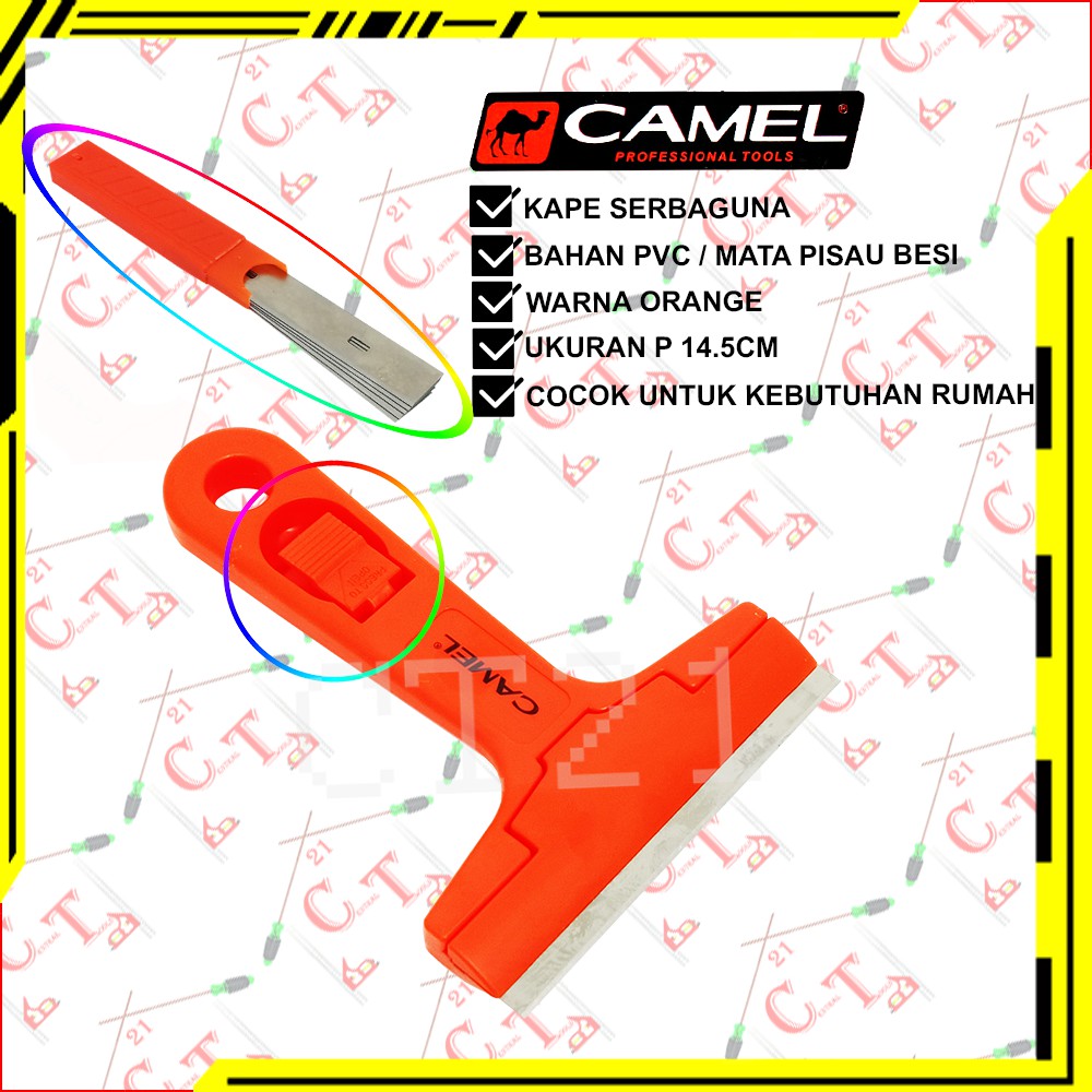 

Kape Pisau - Pisau Cutter Pembersih Lantai - Portable Scraper Camel