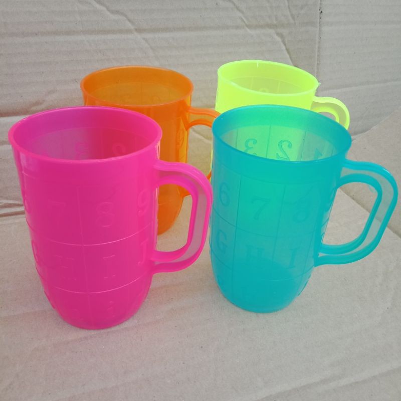 gelas plastik warna, gelas bir
