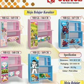 MEJA BELAJAR KARAKTER SONIC TAYO DORAEMON SPIDERMAN BEN 10 MEJA BELAJAR KARAKTER SONIC TAYO DORAEMON SPIDERMAN BEN 10