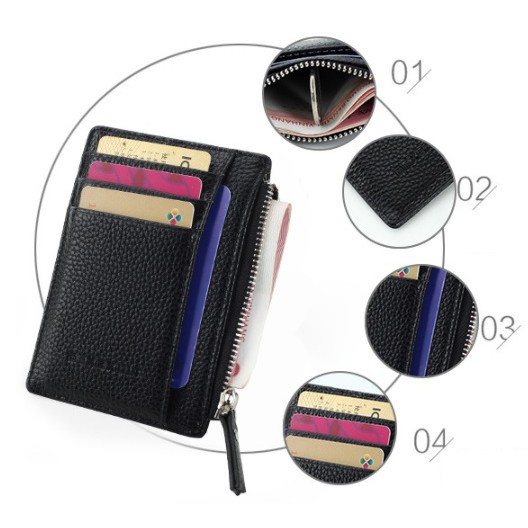 Dompet Kartu Wallet Card Holder Kulit Import - CH002