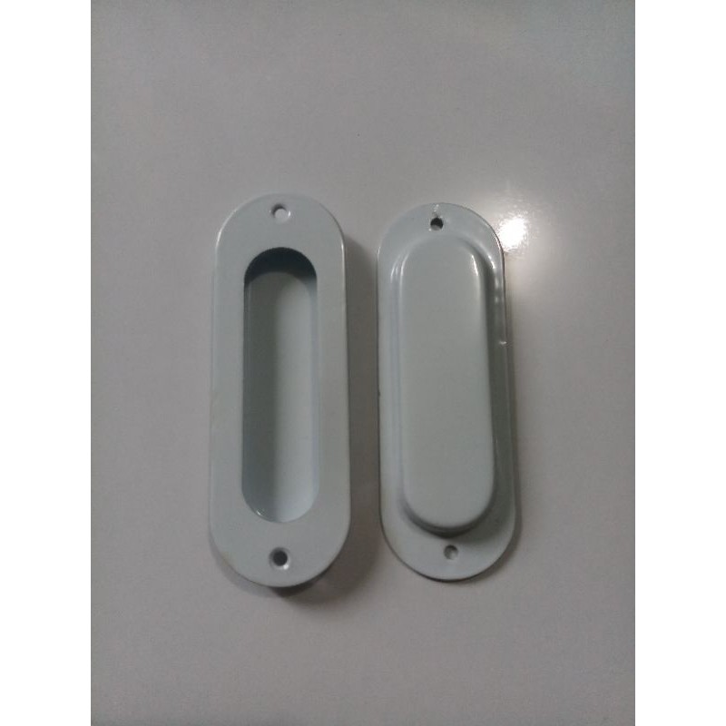 Tarikan Kom Oval PUTIH / Handle Kom / Tarikan Pintu Dorong Sliding