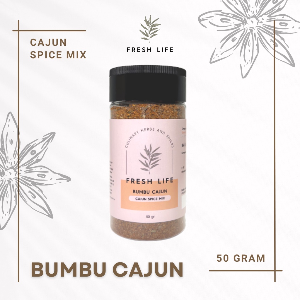 

Bumbu Cajun (Cajun Spice Mix) Fresh Life 50 gr