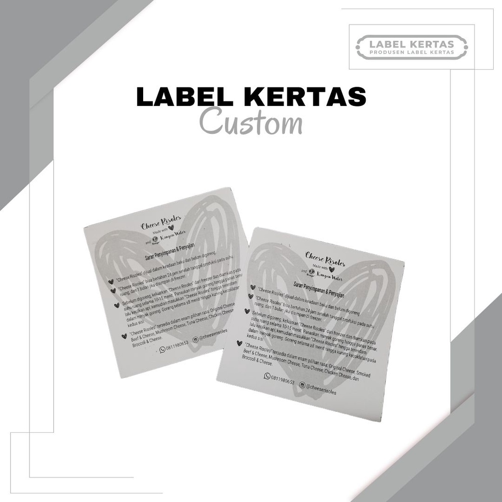 

LABEL MAKANAN | KARTU UCAPAN | CETAK LABEL CUSTOM