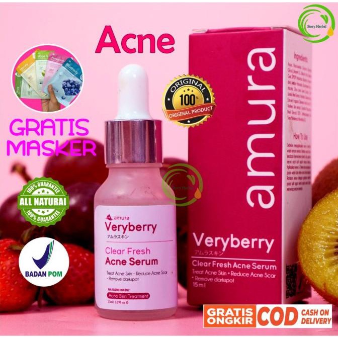 Amura Expert Serum Wajah Kecantikan Skincare ( VIT.C, ACNE, GOLD)