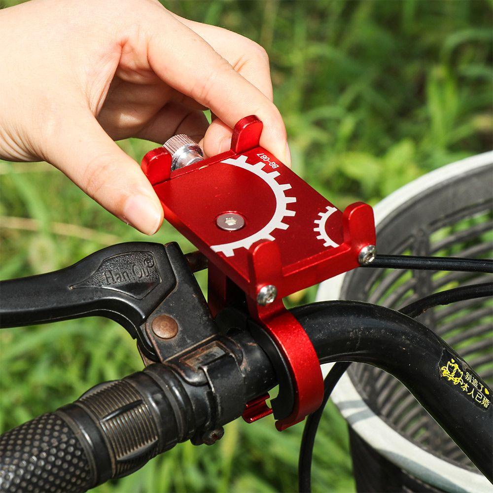 R-FLOWER Holder Handphone Aksesoris Bersepeda Gantungan Hp Navigasi Tetap Dudukan Ponsel