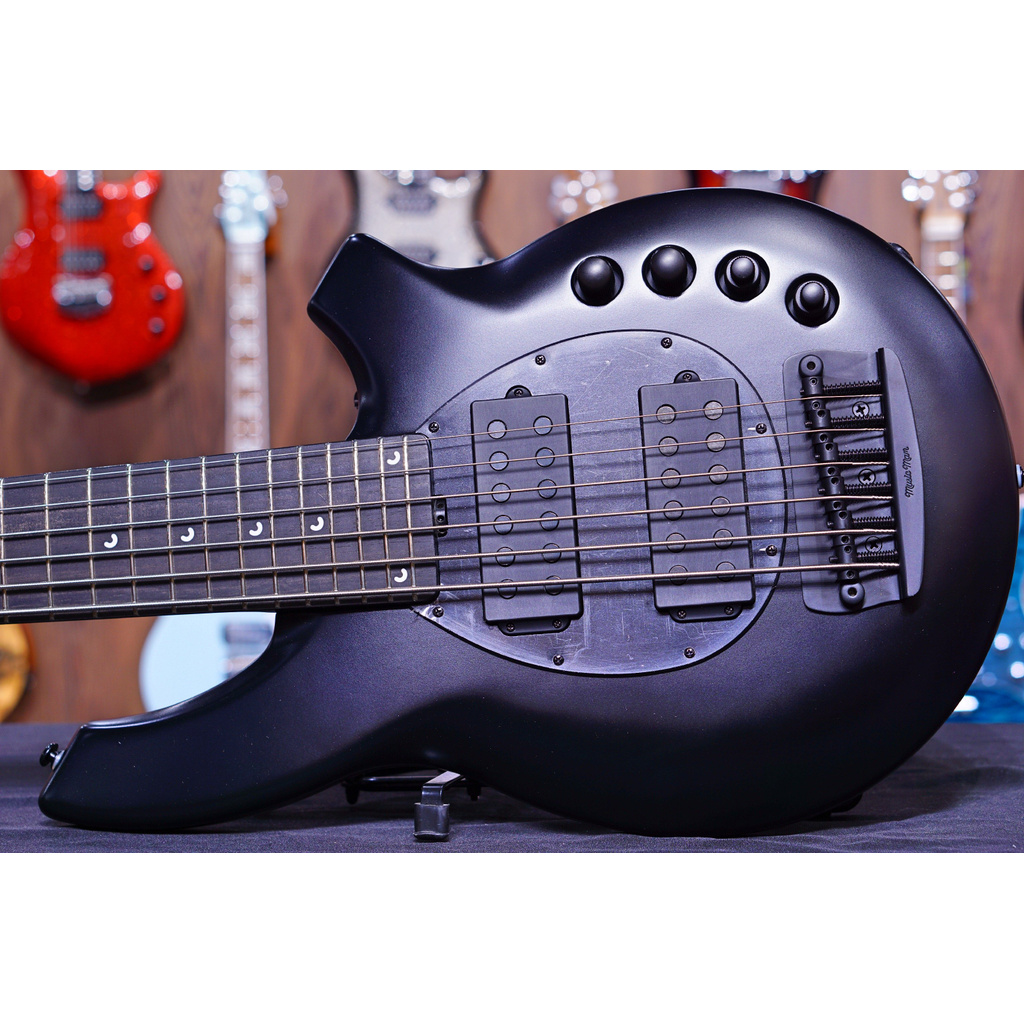 Ernie Ball Music Man Bongo 6 Bass Guitar - Stealth black F91454