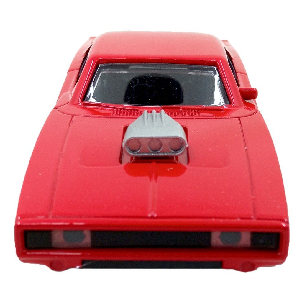 Toy Addict Plym0uth Barracuda Classic Car Merah Diecast Mobil Klasik