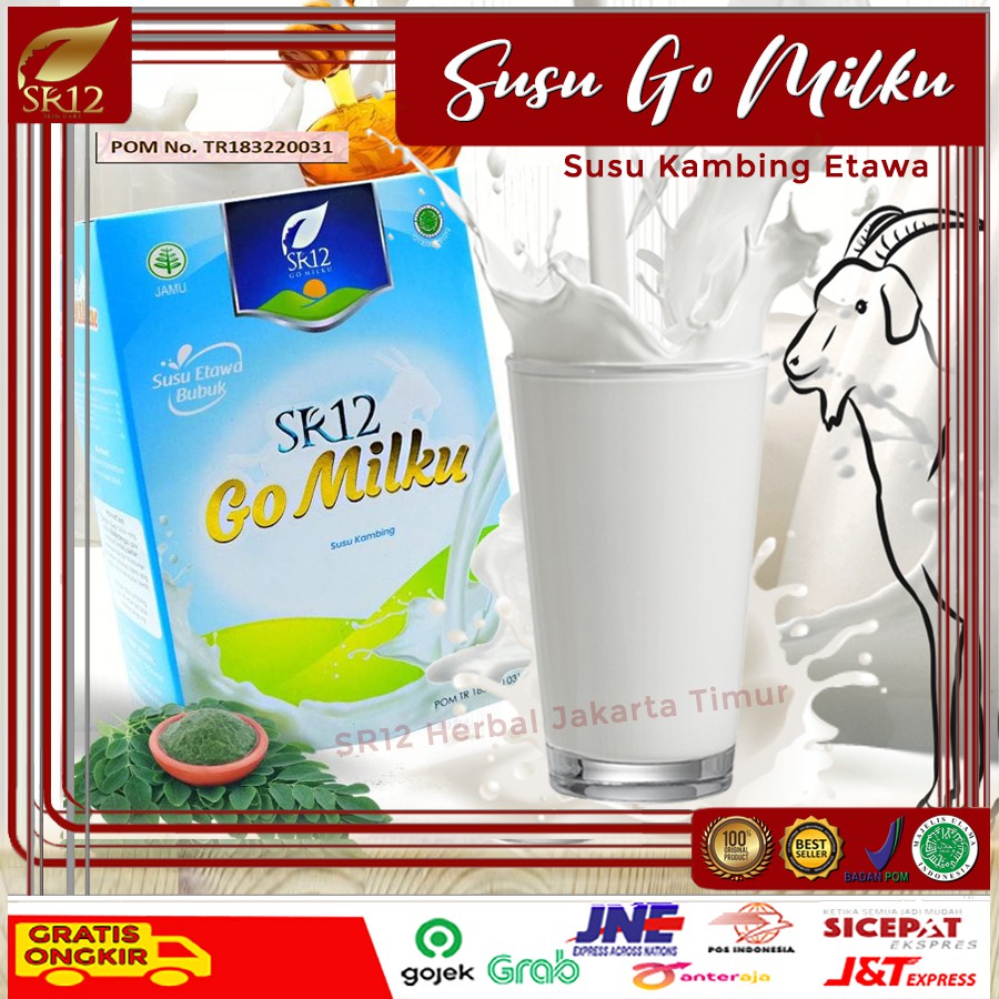 

GO MILKU SR12 SUSU KAMBING ETAWA HALAL BPOM MENINGKATKAN KESEHATAN IMUN TUBUH MELANCARKAN ASI ASLI