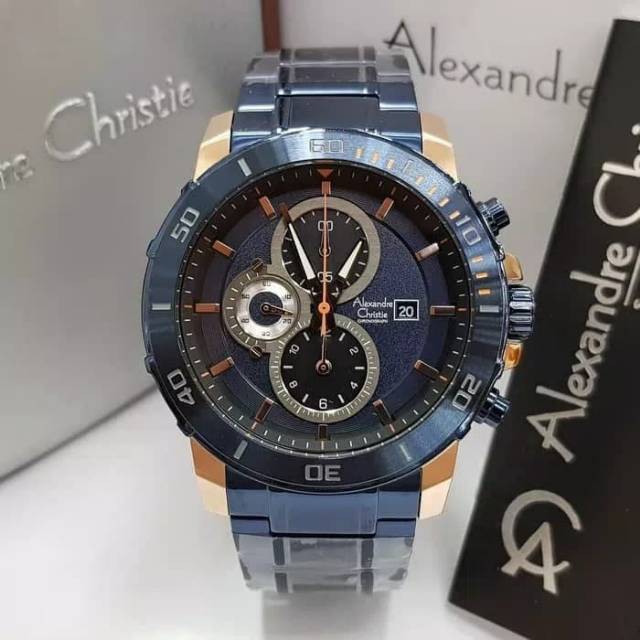 Alexandre Christie 6473 blue gold