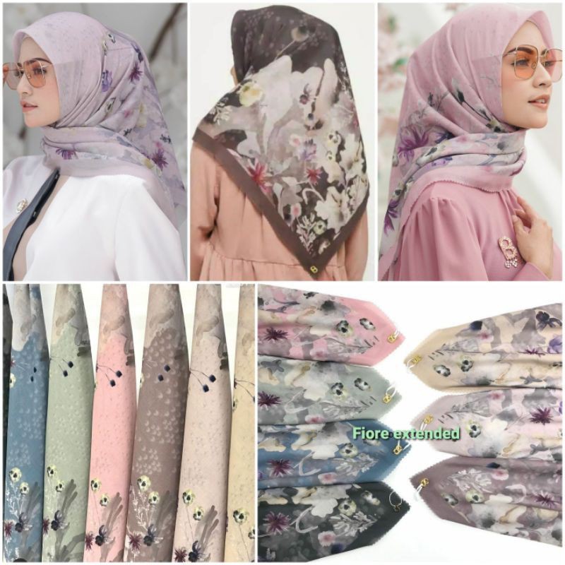 Buttonscarves Fiore Extended voal