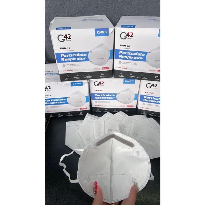 KN95 G42 FAM-1X MASKER EARLOOP 1 BOX ISI 20 PCS