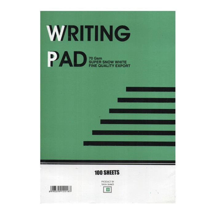 

TIARA WRITING PAD 70 GR 100 LBR