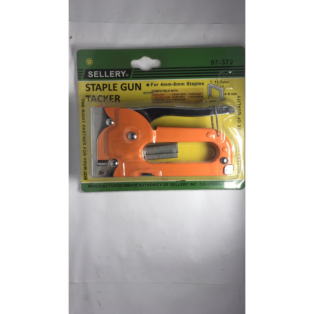

Sellery Staple Gun Tacker / Staples Tembak