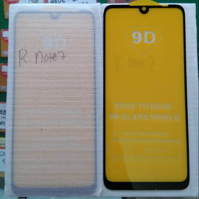 TEMPERED GLASS XIAOMI REDMI NOTE 7 5D 9D 11D 29D FULL COVER FULL SCREEN TG XIAOMI REDMI NOTE 7