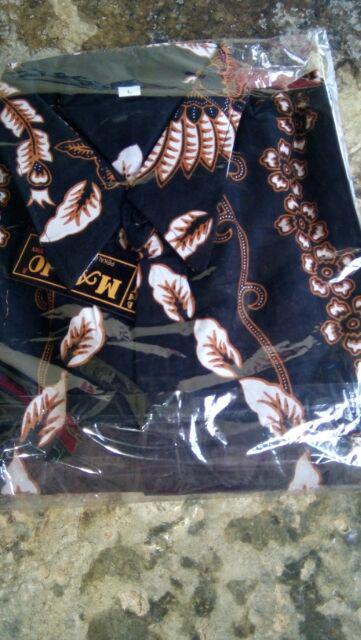 Tey-17 Batik Wanita Asj Sa Hrb026 Kenongo Kemeja Tosca Pendek