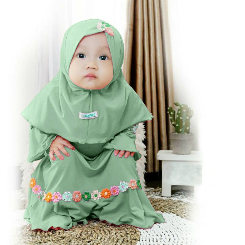 Gamis Bayi 0-17 bulan Gamis Bayi Renda Gamis Bayi Set Hijab Gamis Bayi Perempuan 0 6 bulan Gamis Bay