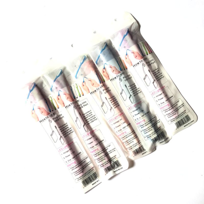 Lampu USB LED Fleksible Portable LED Senter