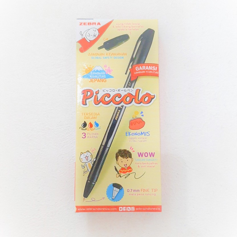 

Pulpen Piccolo Hitam 1 Lusin