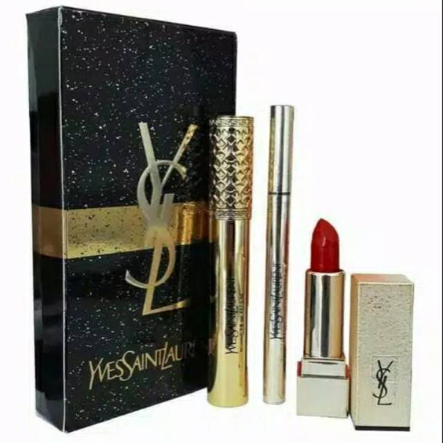 SET 3 IN 1 YSL MAKEUP