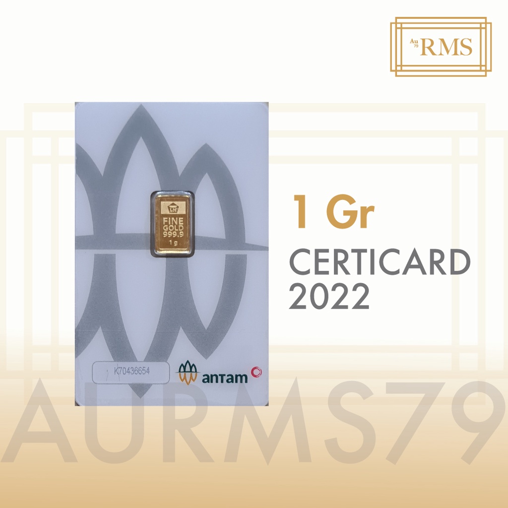 Aurms79- 1 Gram Logam Mulia Antam