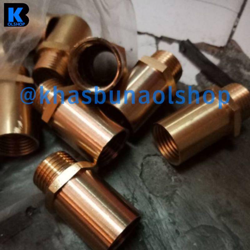 sok kran panjang ukuran ½x½(drat luar dalam)