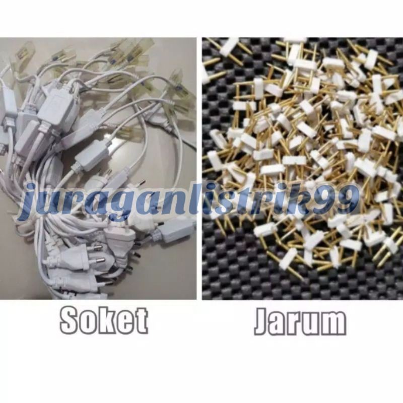 PIN SAMBUNGAN JARUM LAMPU LED STRIP 5050/ RGB STRIP