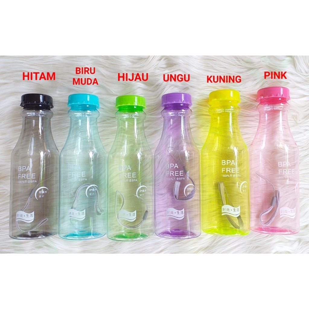 A ( AH10 ) MY BOTTLE MODEL SPRITE TRANSPARAN WARNA ( B21 )