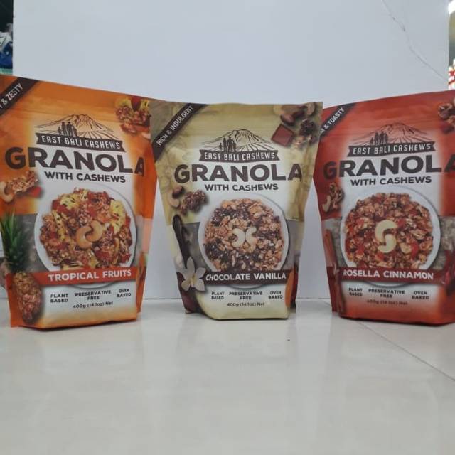 

EBC granola with cashews