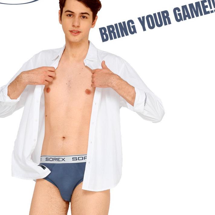 [✅Promo ⚡pesial❤]Isi 2 Pcs - Sorex Man CD Pria LK M 3901 Modern Briefs