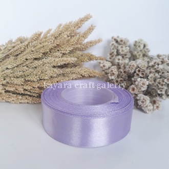 Pita satin LAVENDER termurah 2,5 cm per rol