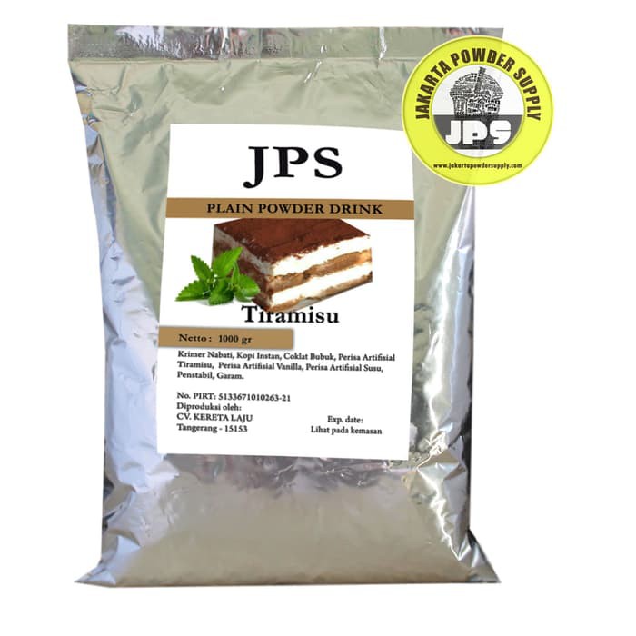 

Bubuk Minuman Tiramisu Plain Powder JPS Tanpa Gula