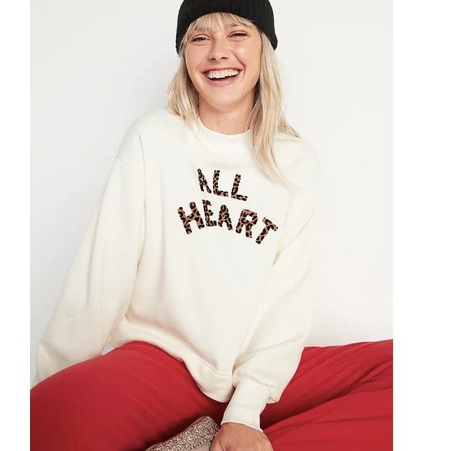 heart sweat shirt