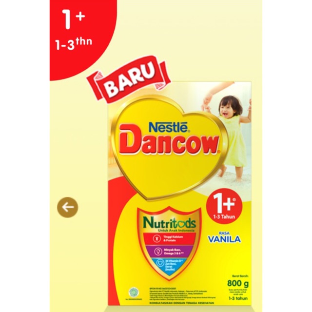 Dancow 1+ Vanila Madu 1kg | Dancow 1+ 1000 gr