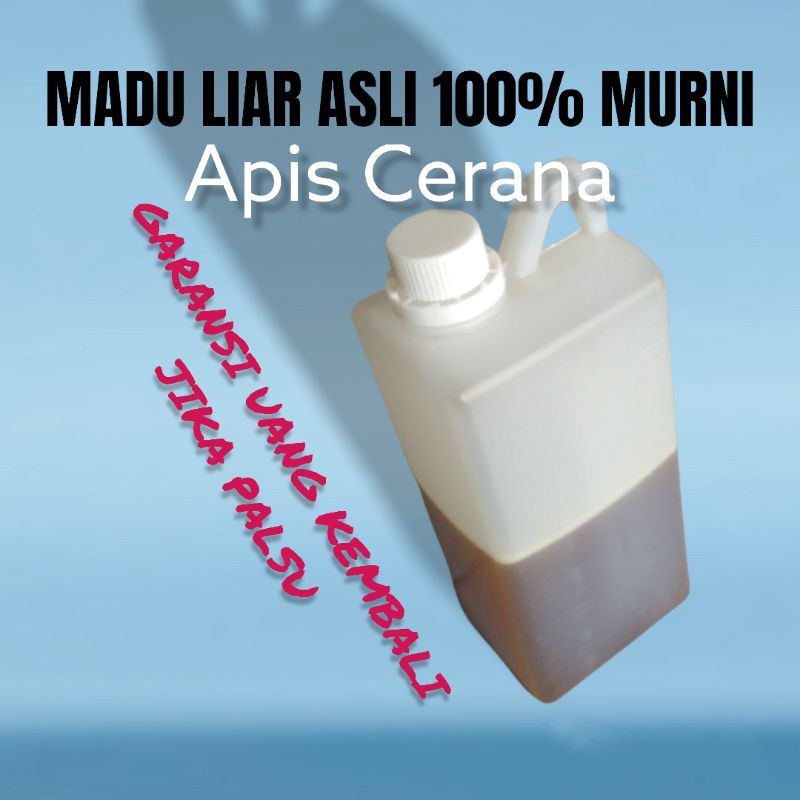 

MADU MURNI MENTAH RAW HONEY ASLI 100% KEMASAN 1KG