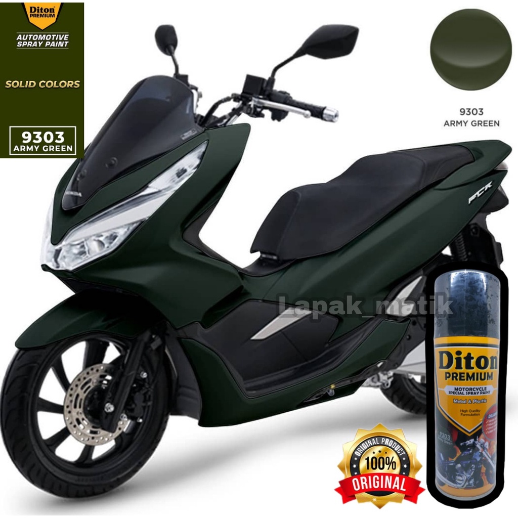 Pilok DITON PREMIUM HIJAU ARMY GREEN 9303 400ml HIJAU TENTARA