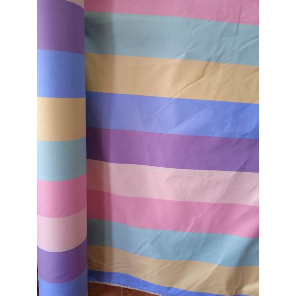 kain sprei meteran lebar 240cm motif salur