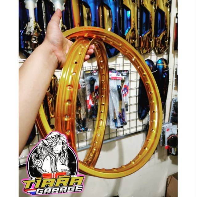Velg jinfei gold pekat sepasang ukuran 140x17 rata